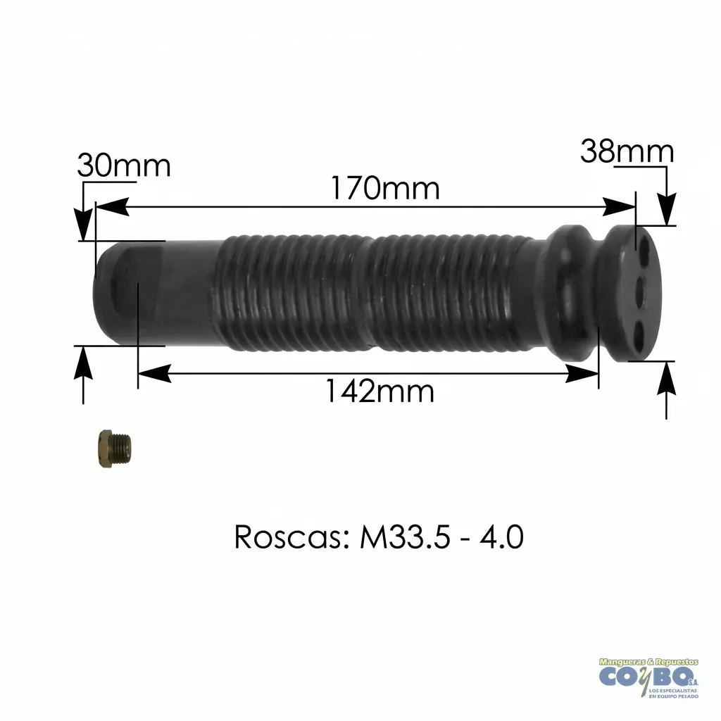 PIN RESORTE DELANTERO VOLVO VNL MACK(4) - Imagen 1