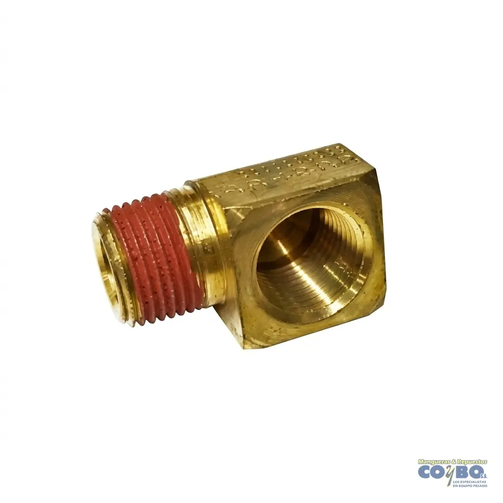 CODO CHECK AL CABEZOTE DETROIT R80 3/8NP - Imagen 1