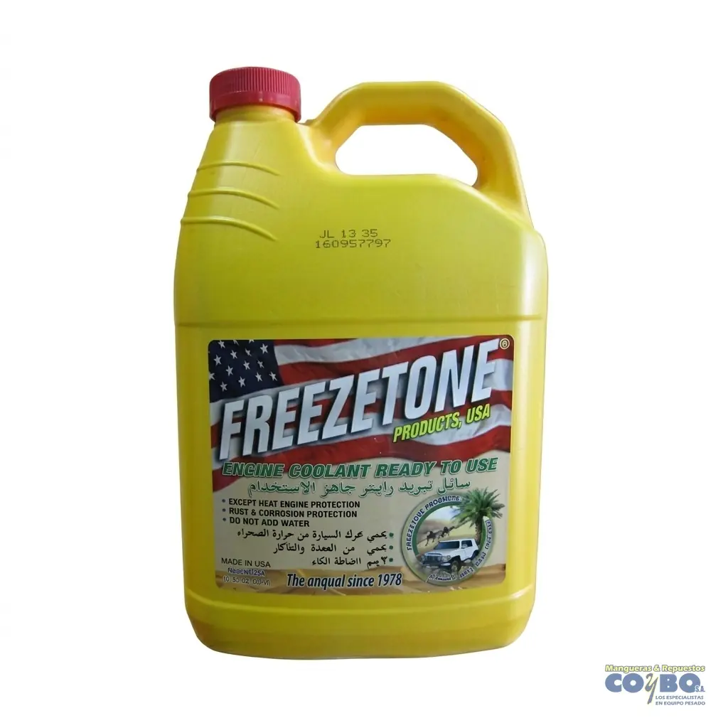 COOLANT RADIADOR GASOLINA FREEZETONE - Imagen 1