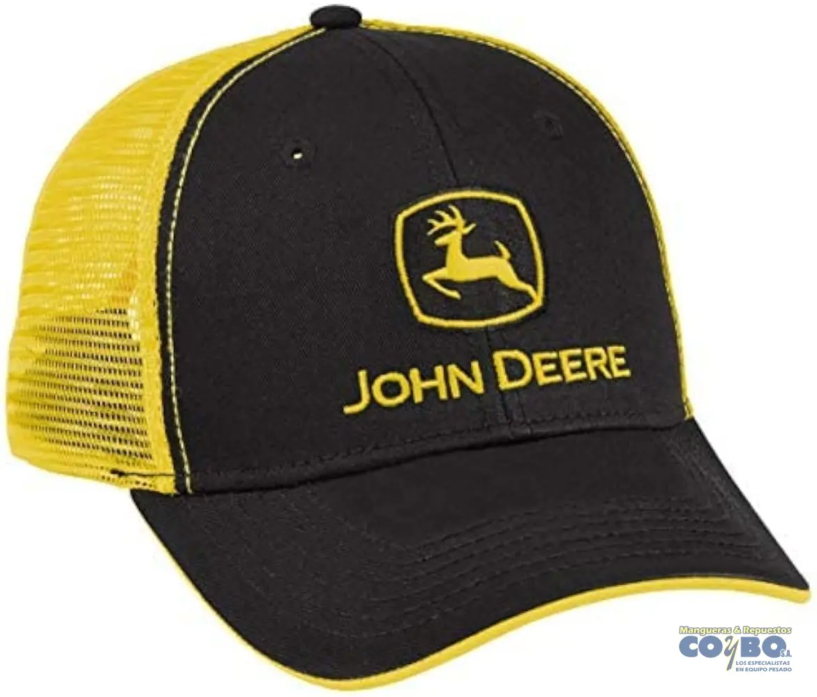 GORRA JOHN DEERE MALLA AMARILLA