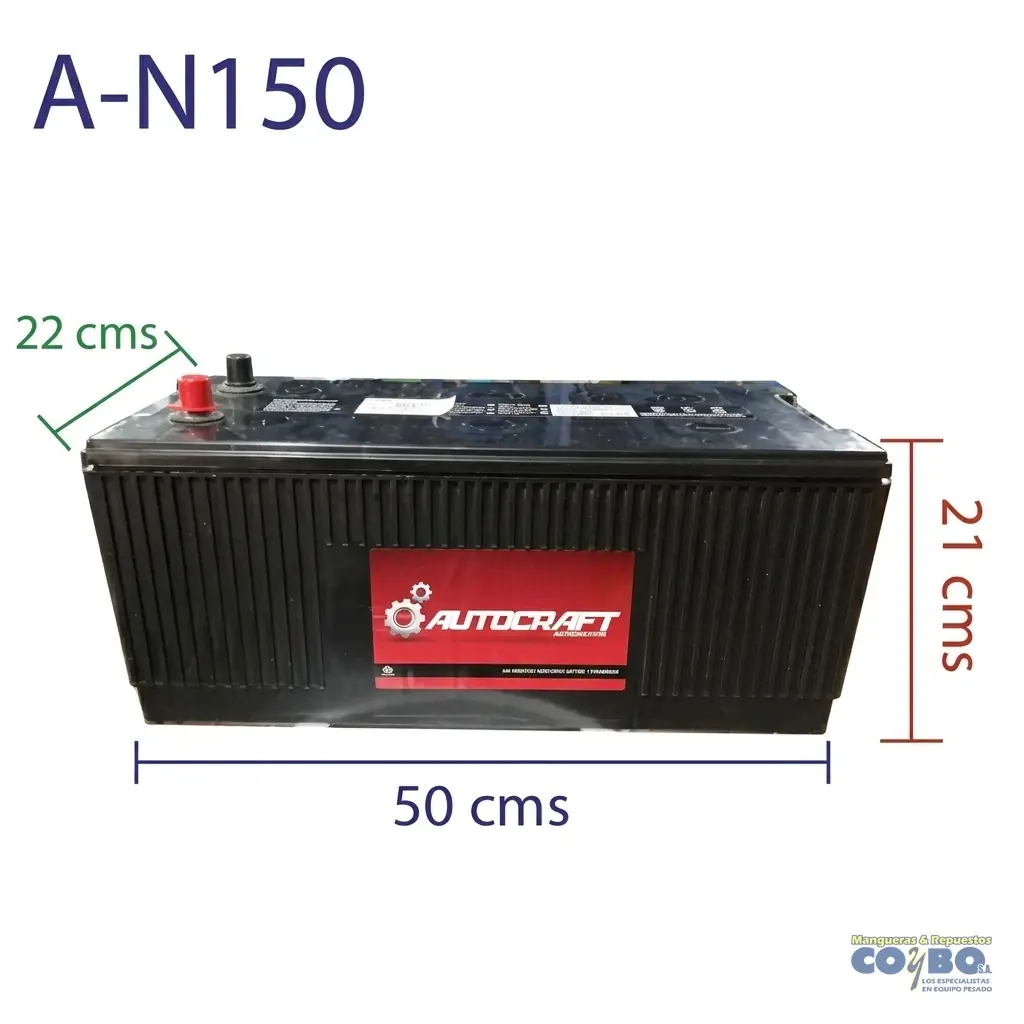 BATERIA N150 AUTOCR USA C/CALC 4D-MF - Imagen 1