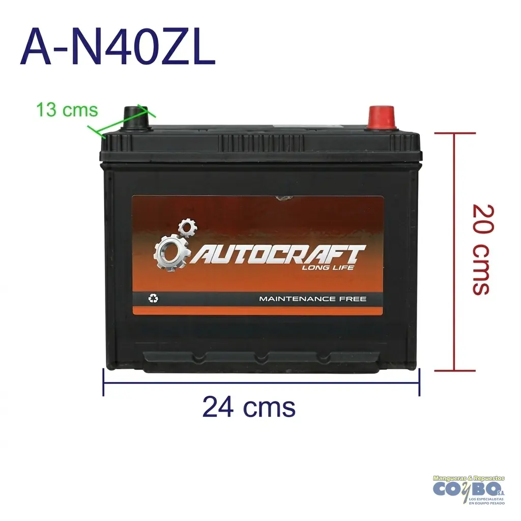 BATERIA N40 POSIT DER USA NS60LSA-MF - Imagen 1