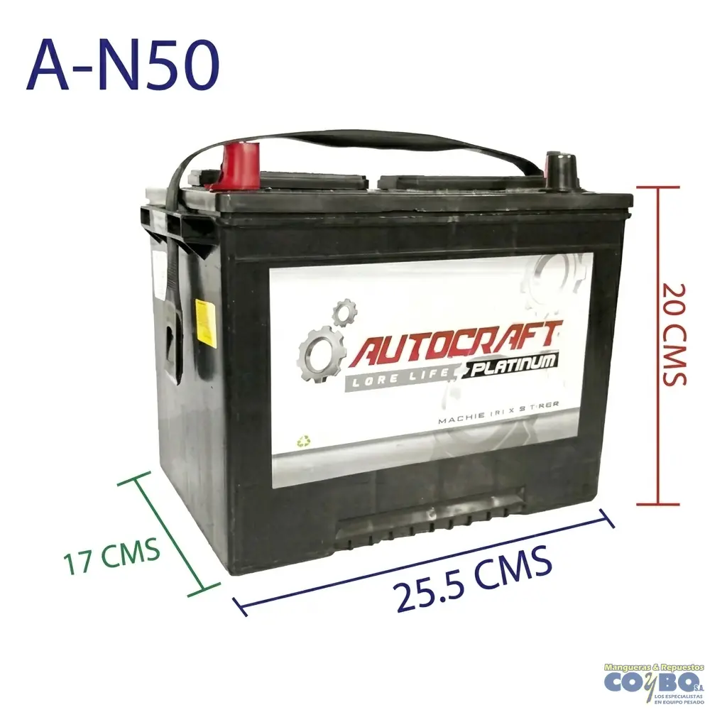 BATERIA N50 AUTOCR 24CHD-MF - Imagen 1