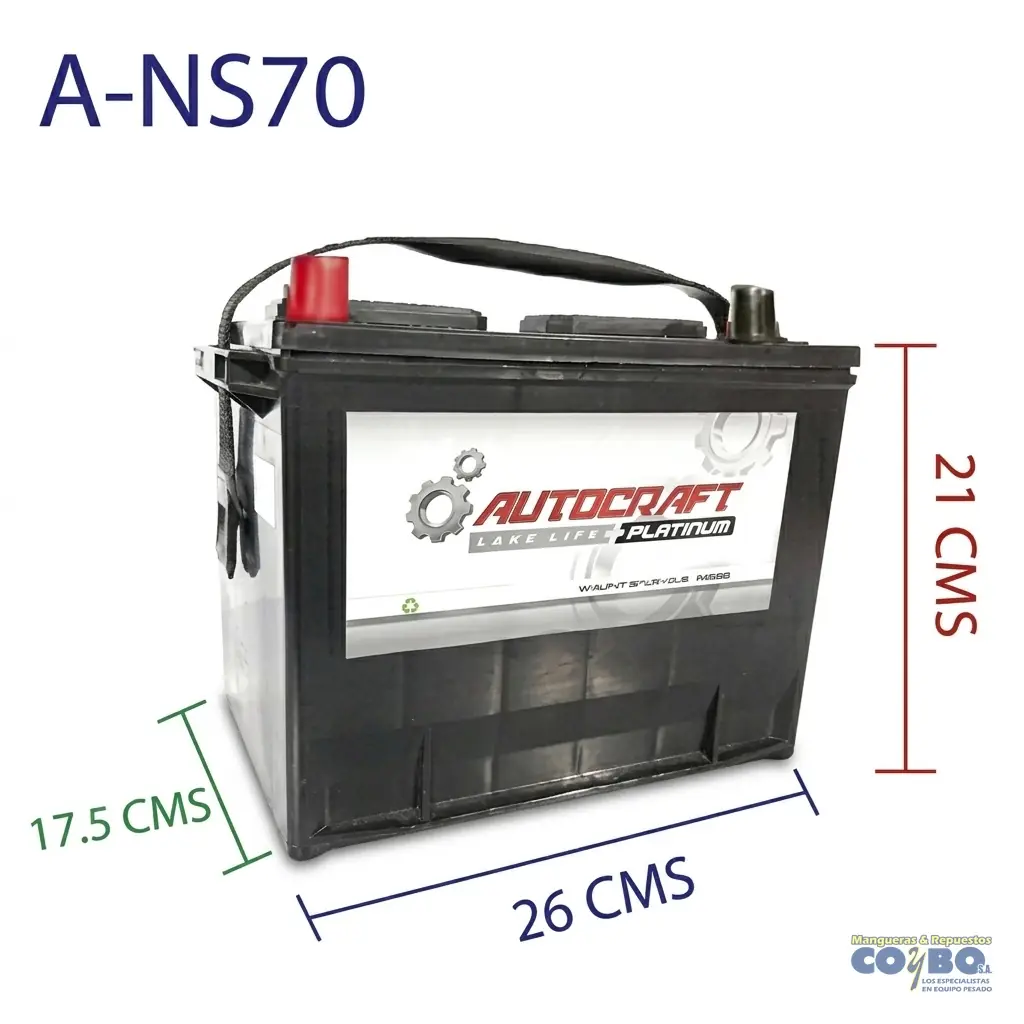 BATERIA NS70 USA N50 REFORZ 24SHD-MF - Imagen 1