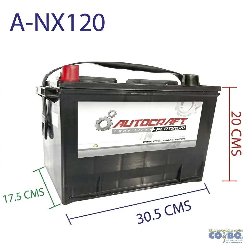 BATERIA NX120 N70 REFOR AUTOCR 27SHD-MF - Imagen 1
