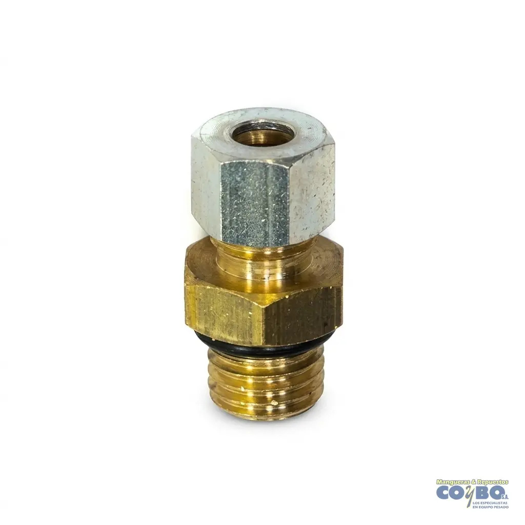 FITTING VALVULA FRENO MOTOR 12MX1/4NYLON - Imagen 1