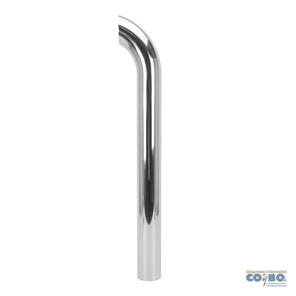 TERMINAL MUFLA 5X60 LISO CROMADO - Imagen 1