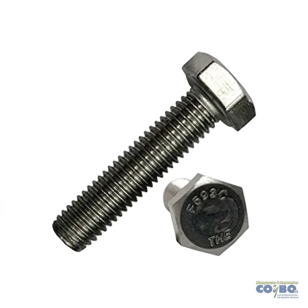 TORNILLO HEX ACERO INOX. RO - Imagen 1
