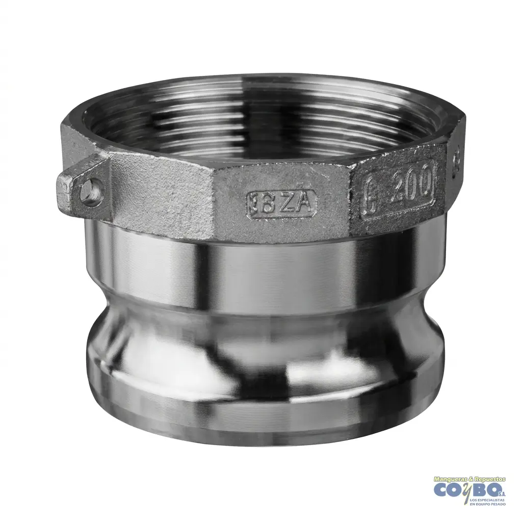 AC IND 2" MACH RAP/ A HEMB NPT TIPO A - Imagen 1