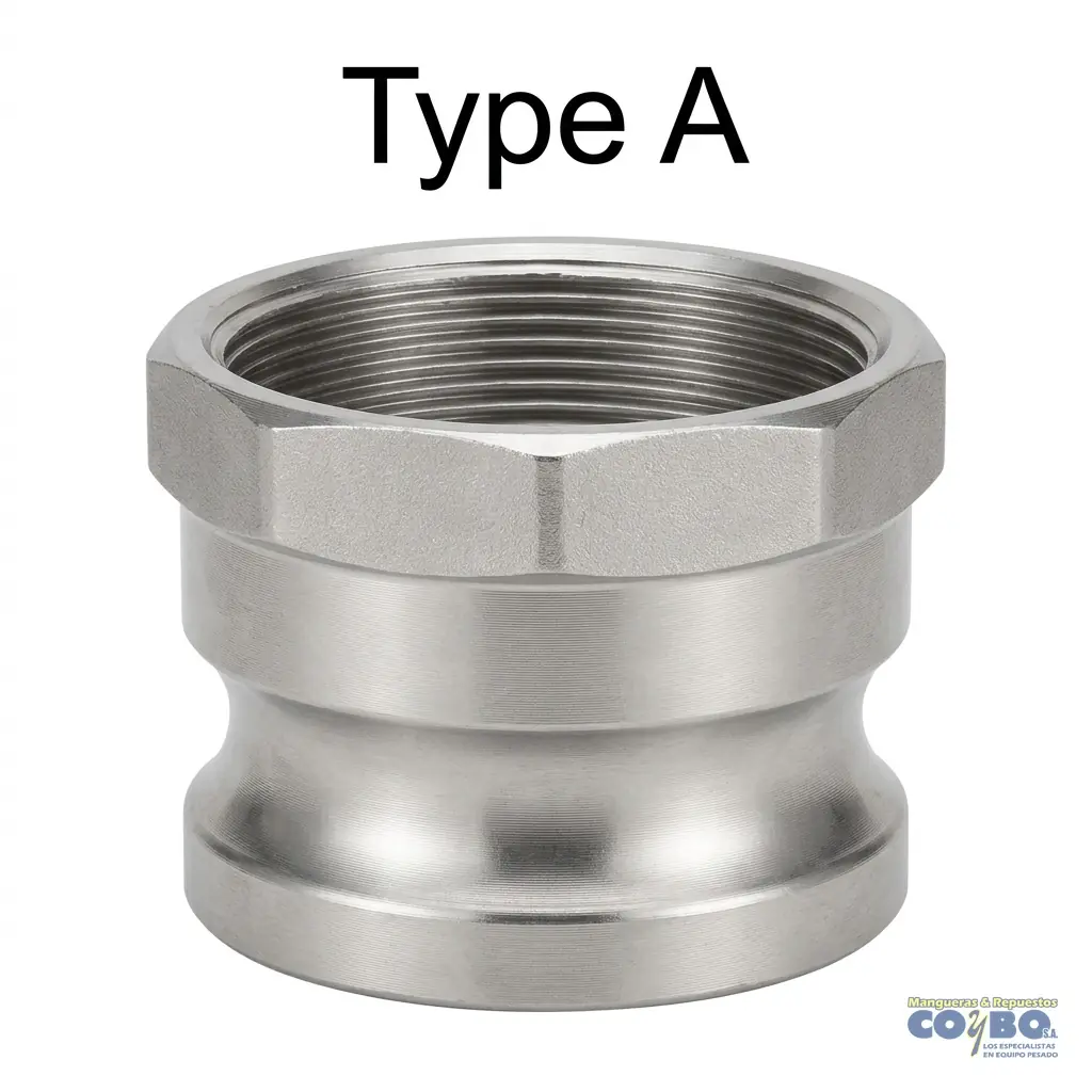 AC IND 4 MACH RAP/ A HEMB NPT TIPO A - Imagen 1