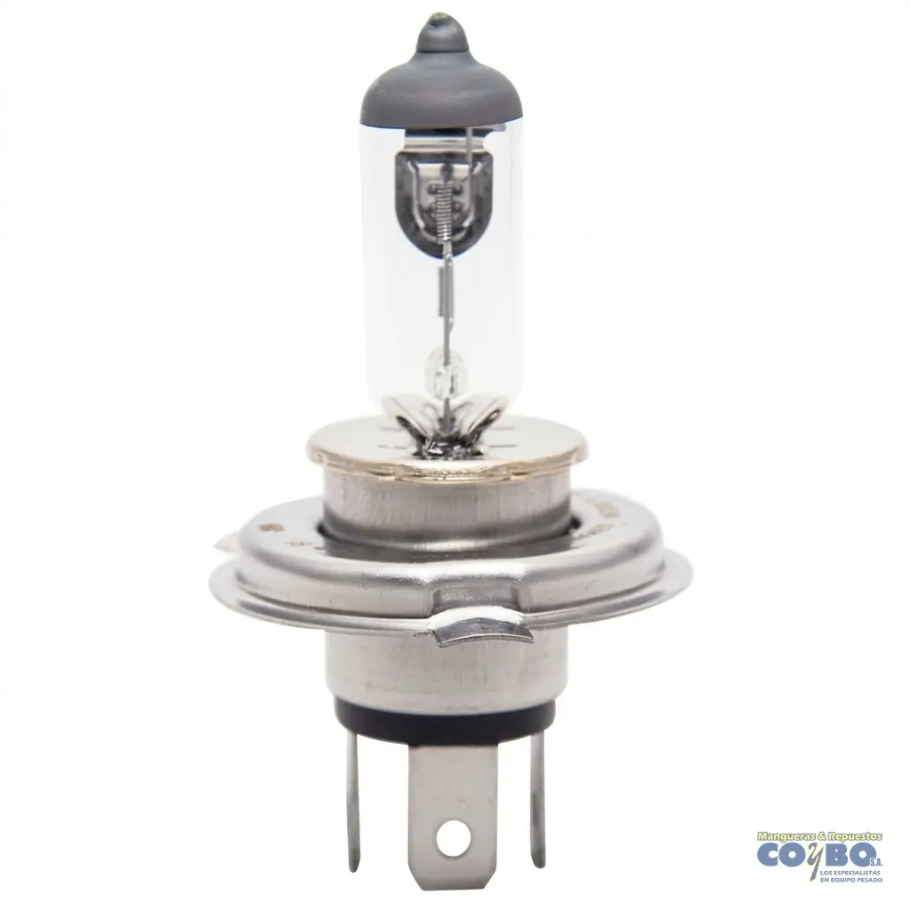BOMBILLO 12V H4 100/90W CON GUIAS HALOGE - Imagen 1