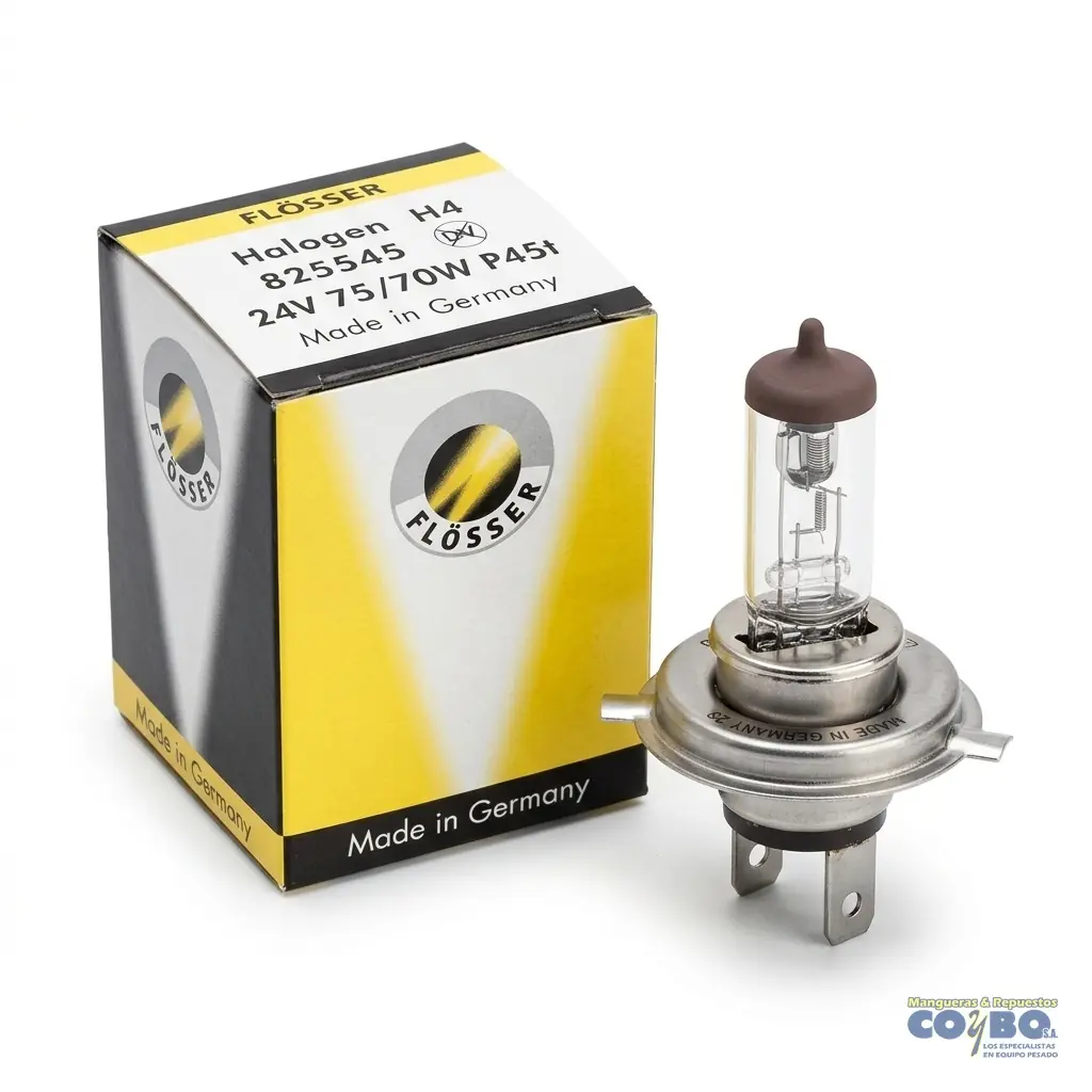 BOMBILLO 24V H4 75-70W SIN GUIAS HALOGEN - Imagen 1