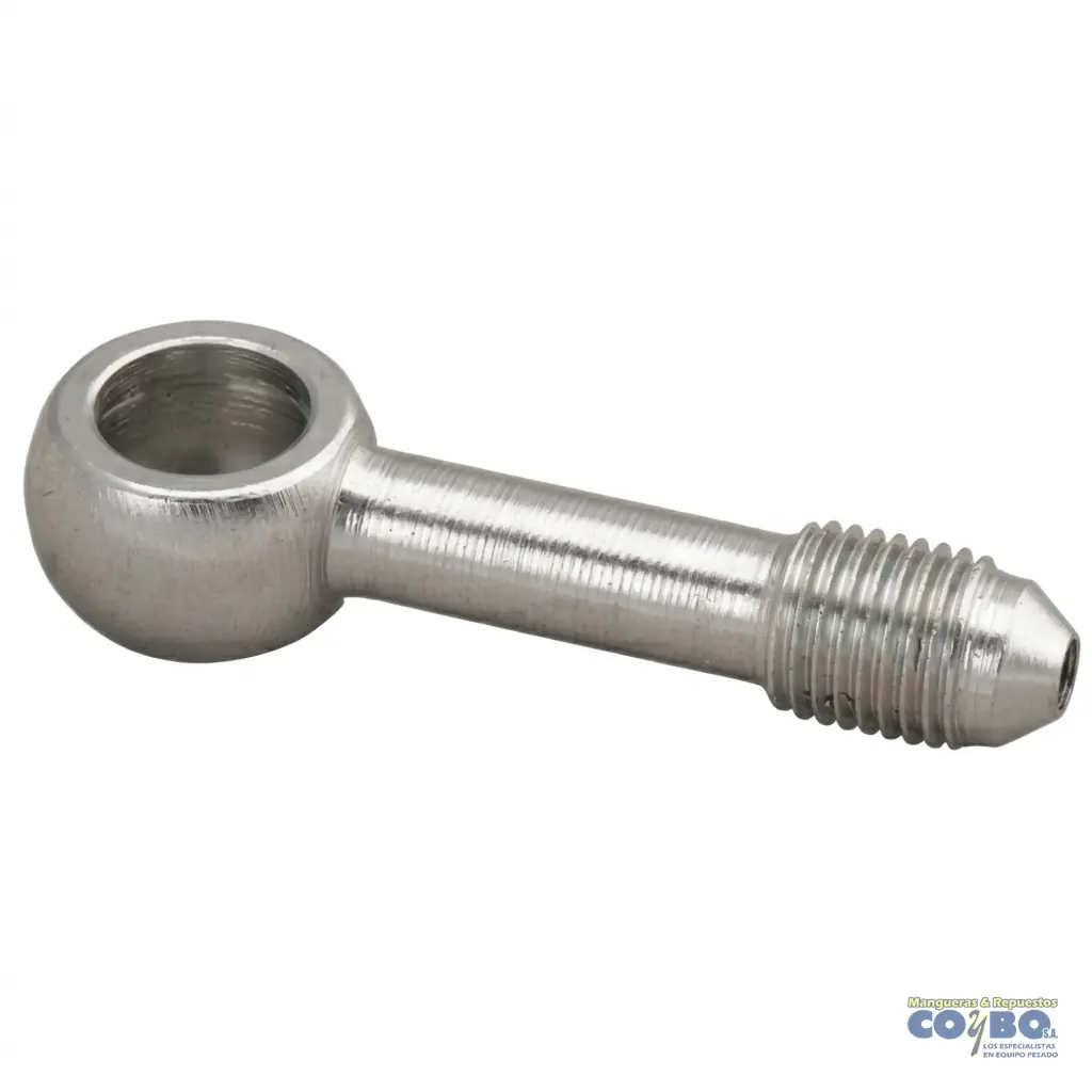 CONECTOR MACHO JIC 1/4 BANJO 10MM - Miniatura 2