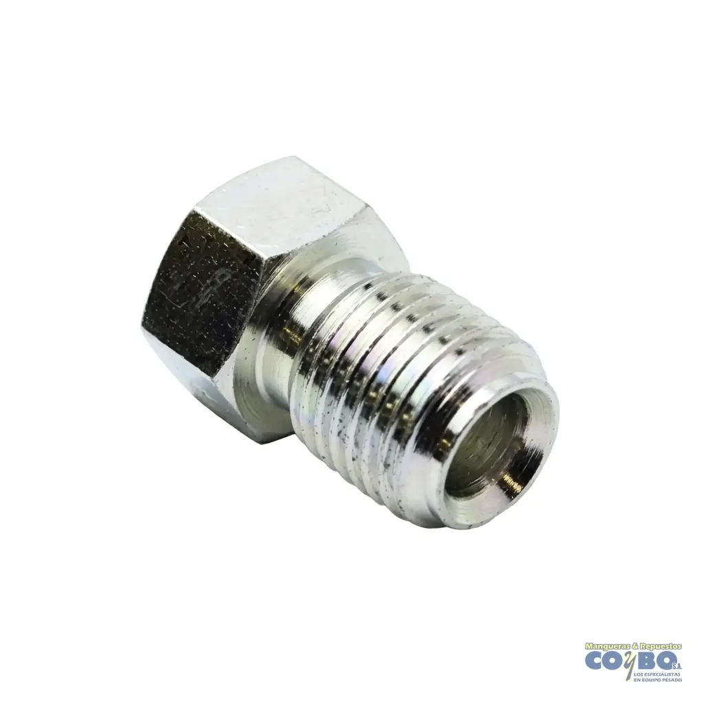 TUERCA MACHO M10X1 MACHO TUBO 3/16" - Imagen 1
