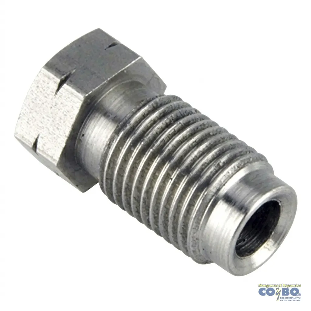 TUERCA MACHO M10X1 TUBO 3/16" - Imagen 1