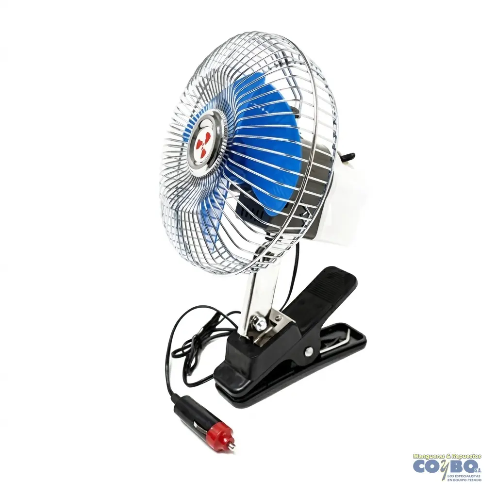 ABANICO 12V 8" CABINA METALICO PRENS - Imagen 1