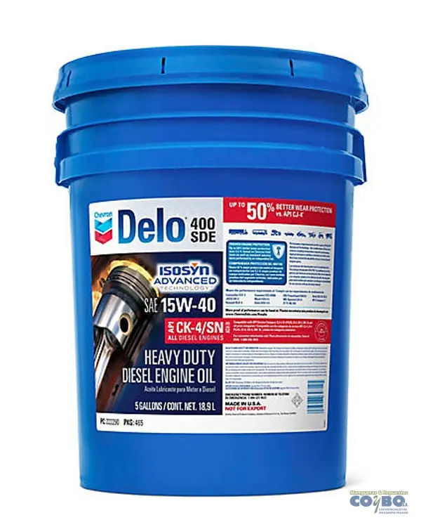 ACEITE 15W40 CK4 DELO400 CHEVRON SEMI - Imagen 1