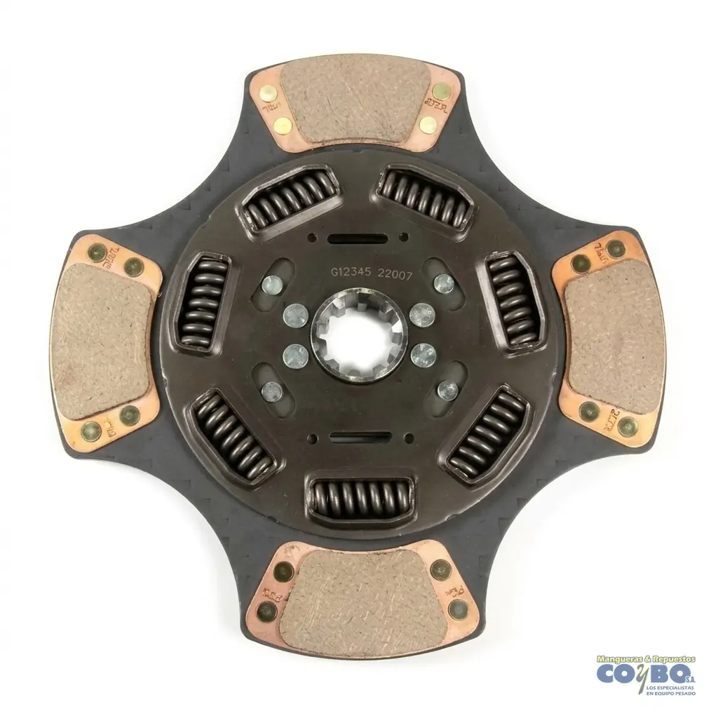DISCO CLUTH 15X2 6 ASPAS 7 RESORTES - Imagen 1