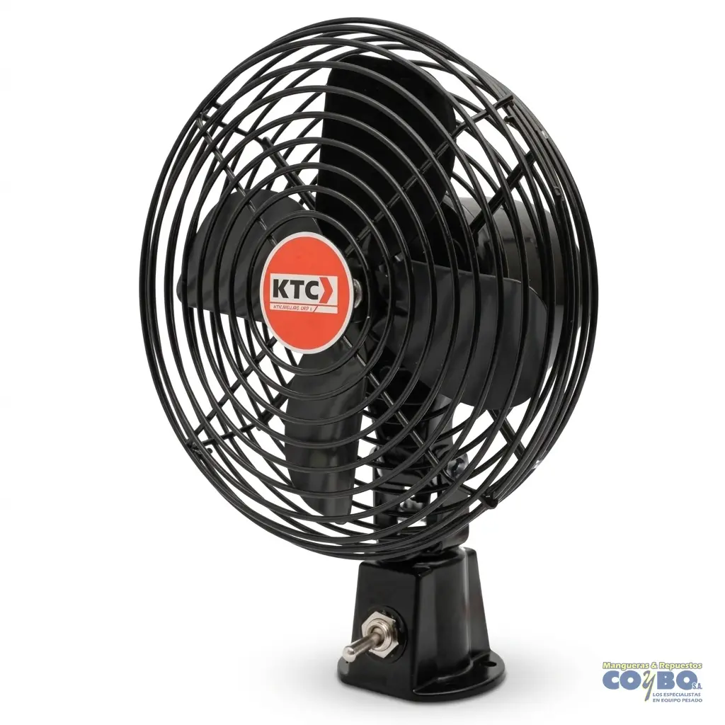 ABANICO 12V 6 PULG METALICO - Imagen 1