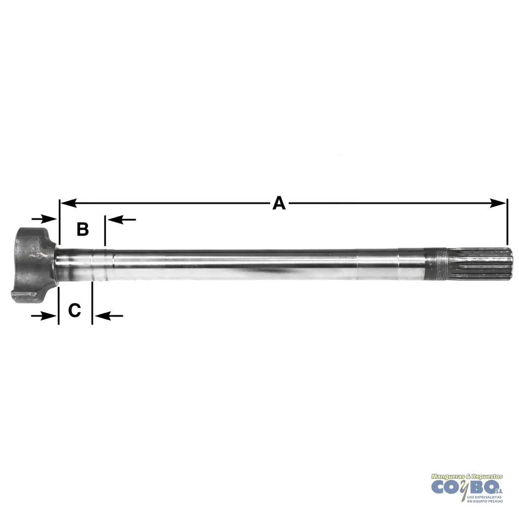EJE FRENO 11/2X237/16 10LH C095L - Imagen 1