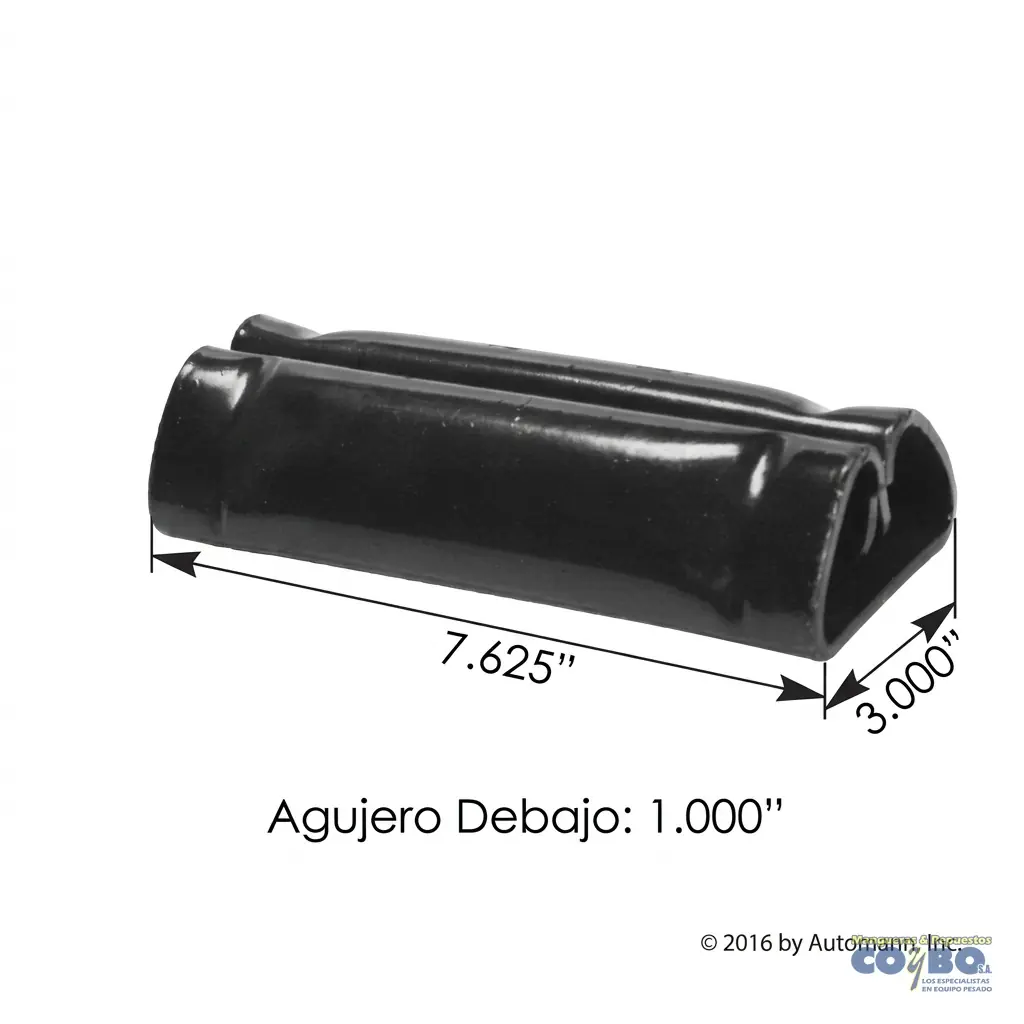 SOPORTE DE GAZA EN U 3*7 1/2 - Miniatura 2