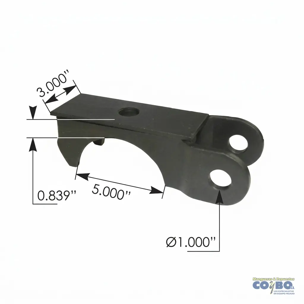 SOPORTE 3/4" RESORTE 3 HOJAS - Imagen 1