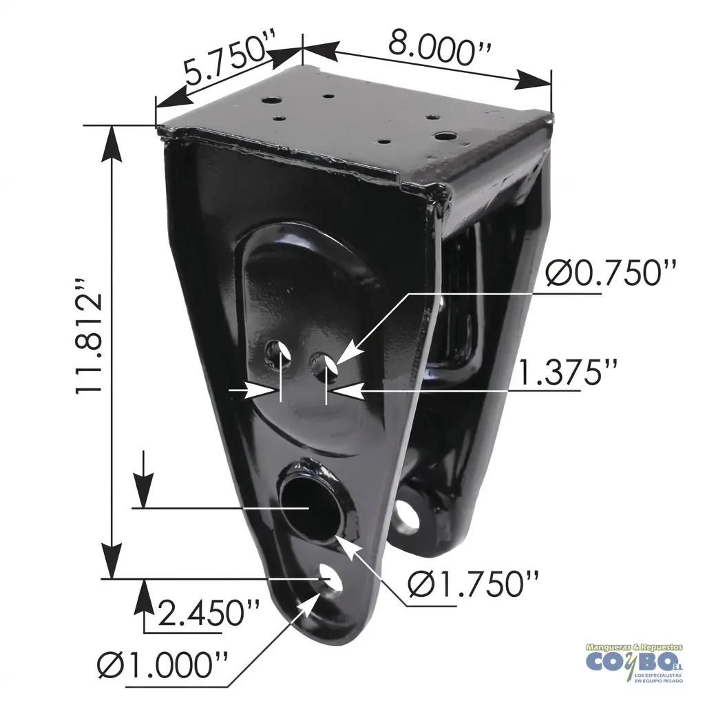SOPORTE CENTRAL HUTCH. ALTO SH1037 - Imagen 1