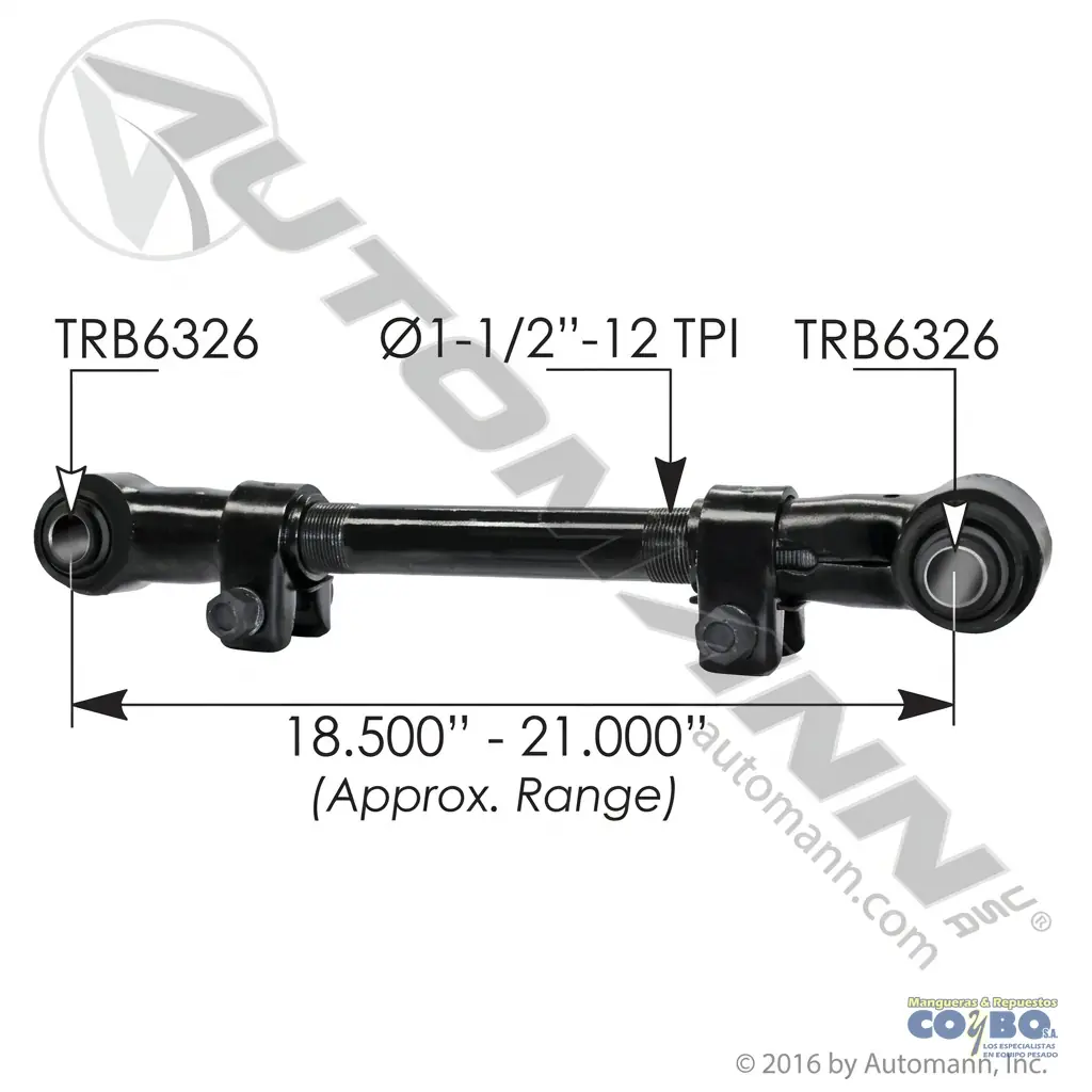 TENSORA AJUS. HUTCH.18.5 - 21 " BUJE 1" - Imagen 1