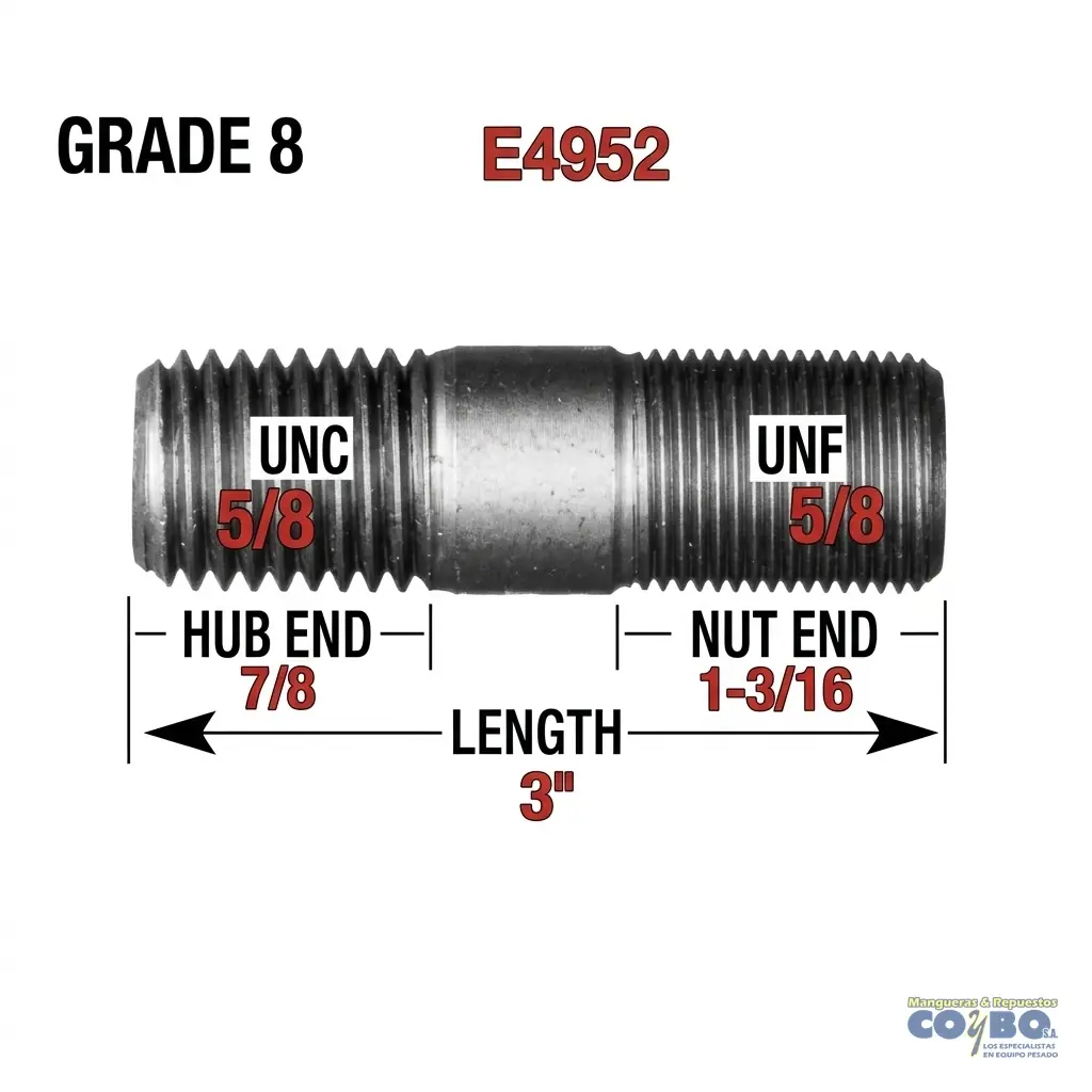 ESPARRAGO 5/8 X3 RF*RO USE P5755 - Miniatura 3