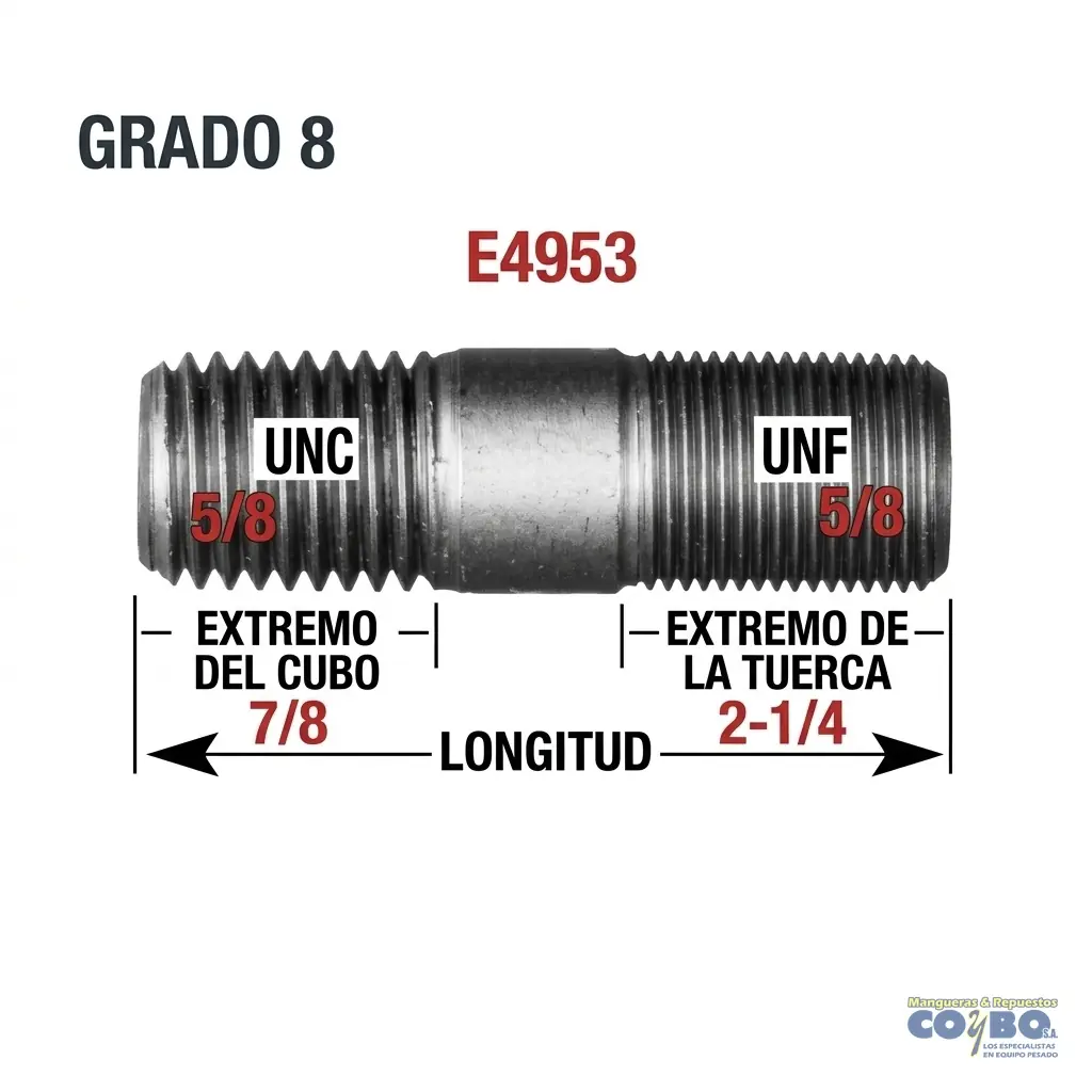 ESPARRAGO 5/8X31/2 13-7025 - Miniatura 3