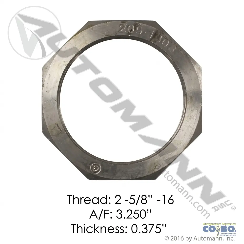 TUERCA BOCINA EXT ROCKWELD 31/4 X 25/8-1 - Imagen 1