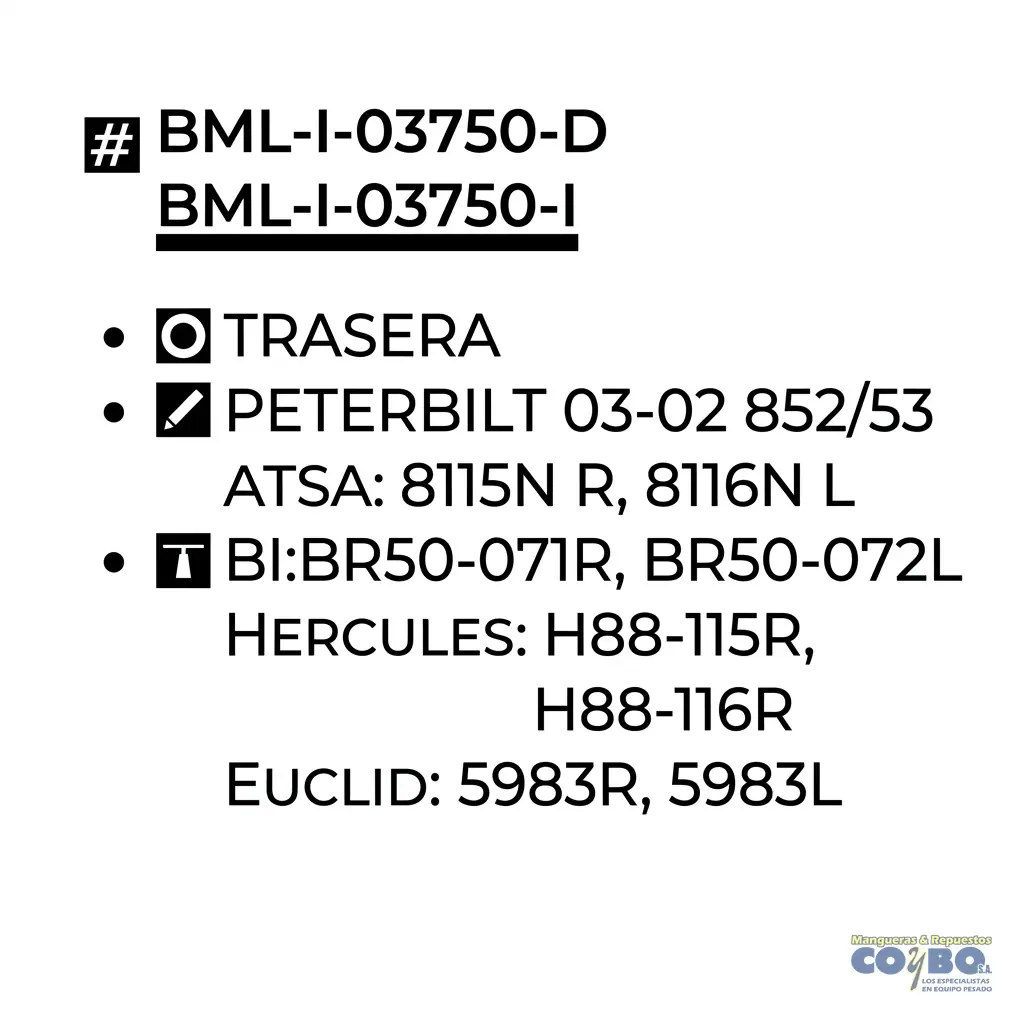 TACO RUEDA ARO DISCO 3/4X3-3/4 RH - Miniatura 3