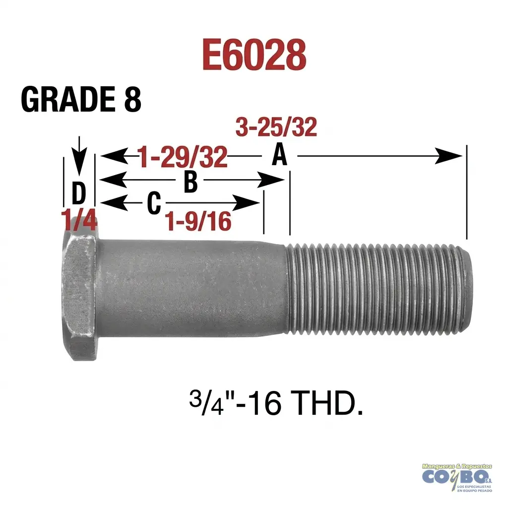 TACO RUEDA 3/4 X 3.25/32 DER. - Imagen 1
