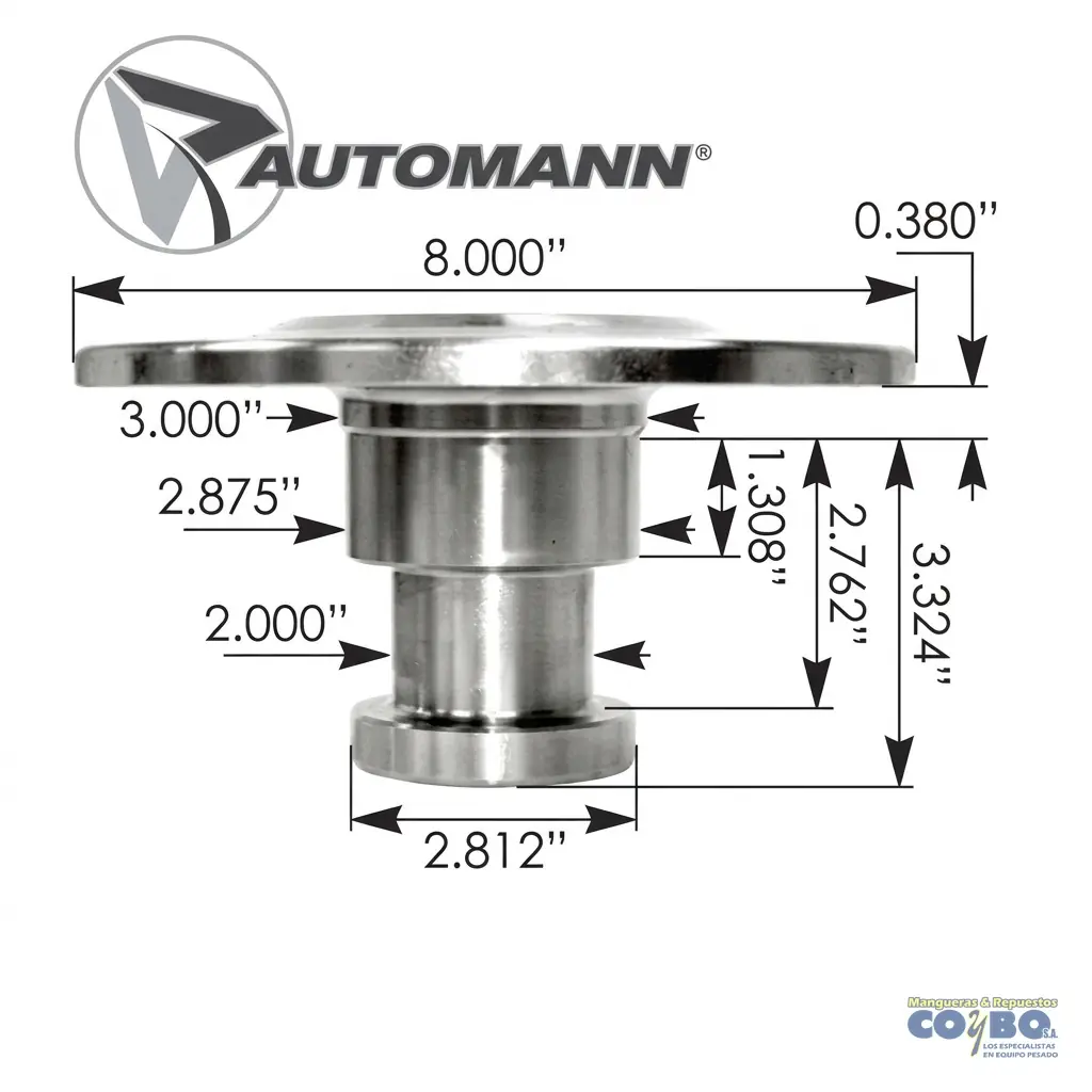 KING PIN REMOLQUE CARRETA 2´¨ E700