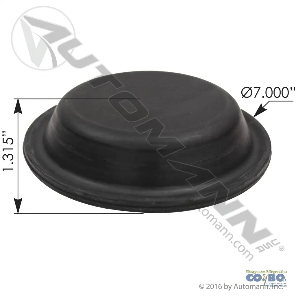 DIAFRAGMA PULMON TIPO 24" 7-1/8" - Imagen 1