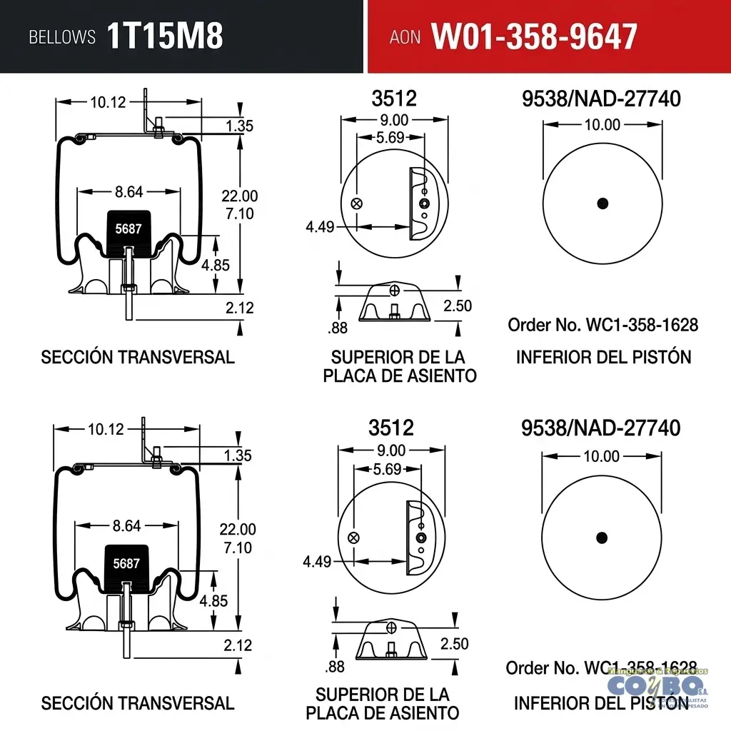 BOLSA SUSPENSION MACK VISION - Miniatura 2