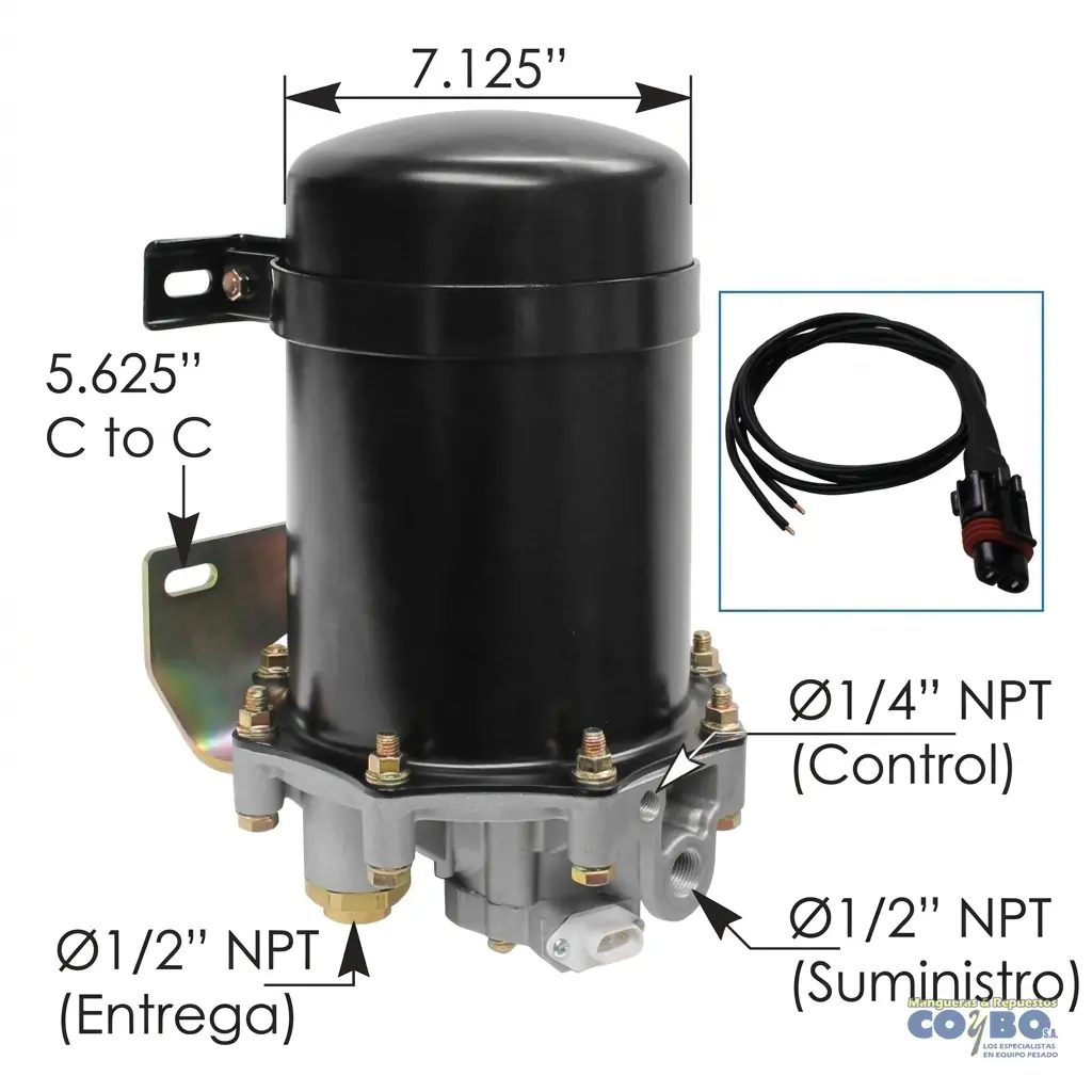 SECADOR AIRE AD9 12V COMPLETO - Imagen 1