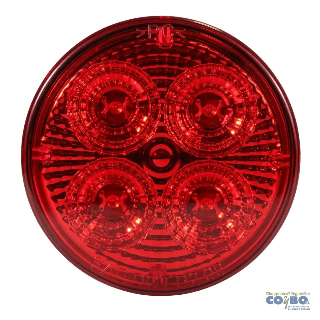 FAROL 2.5" ROJA 4 LED - Imagen 1