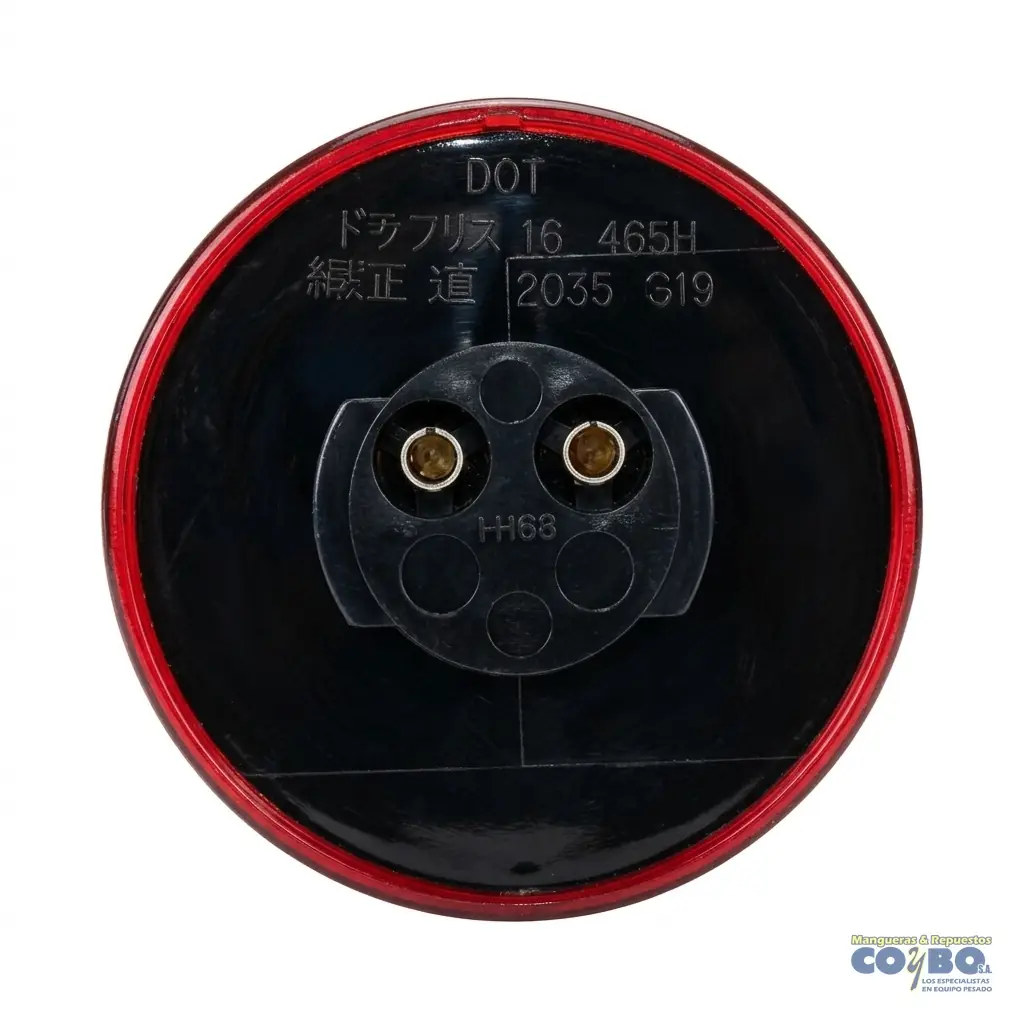 FAROL 2.5" ROJA 4 LED - Miniatura 2