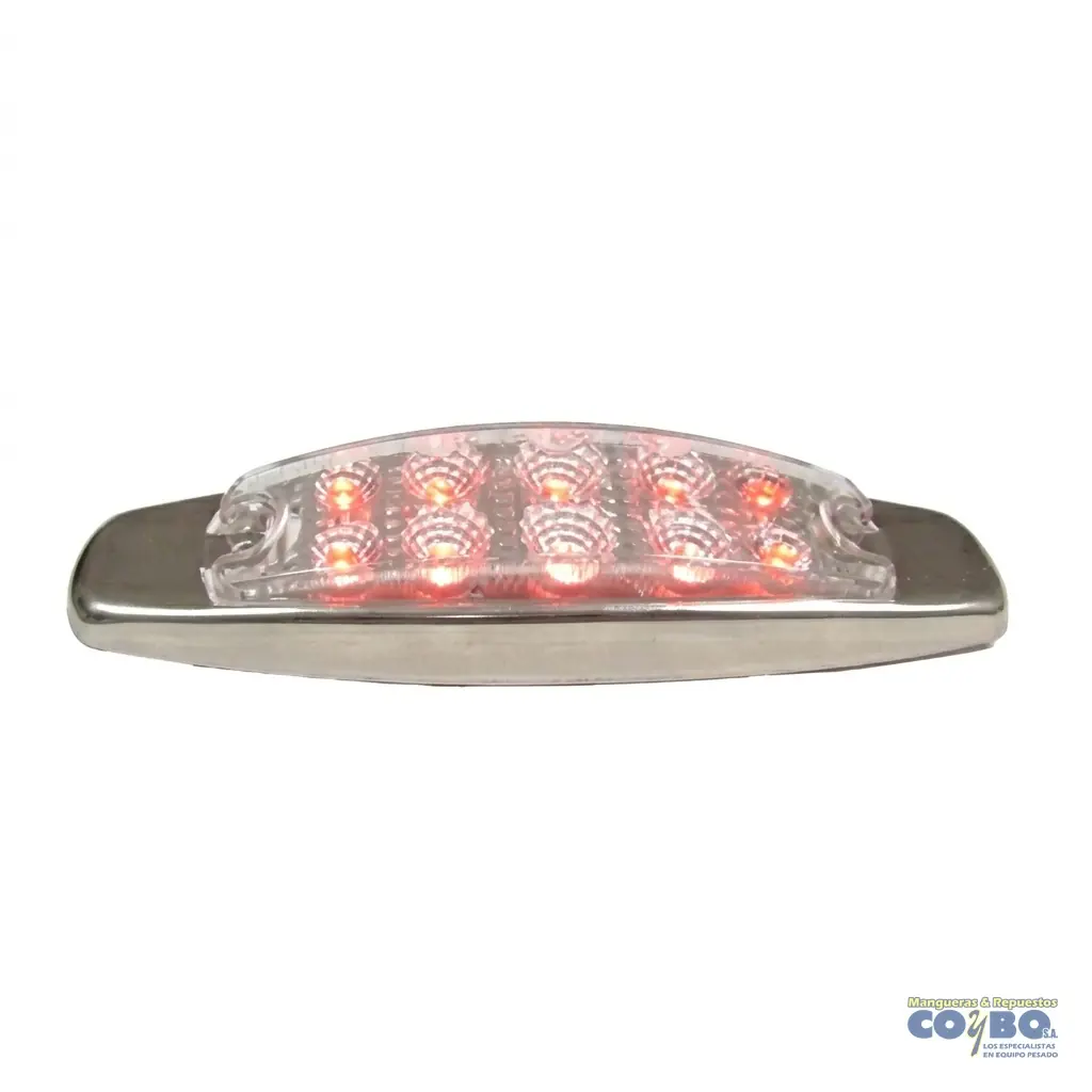FAROL OVALADO C/M BLANCA ROJA 10 LED - Imagen 1