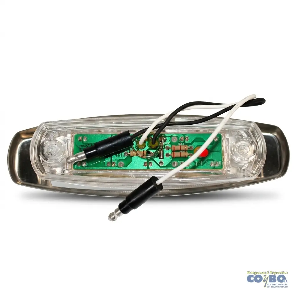 FAROL OVALADO C/M BLANCA ROJA 10 LED - Miniatura 2