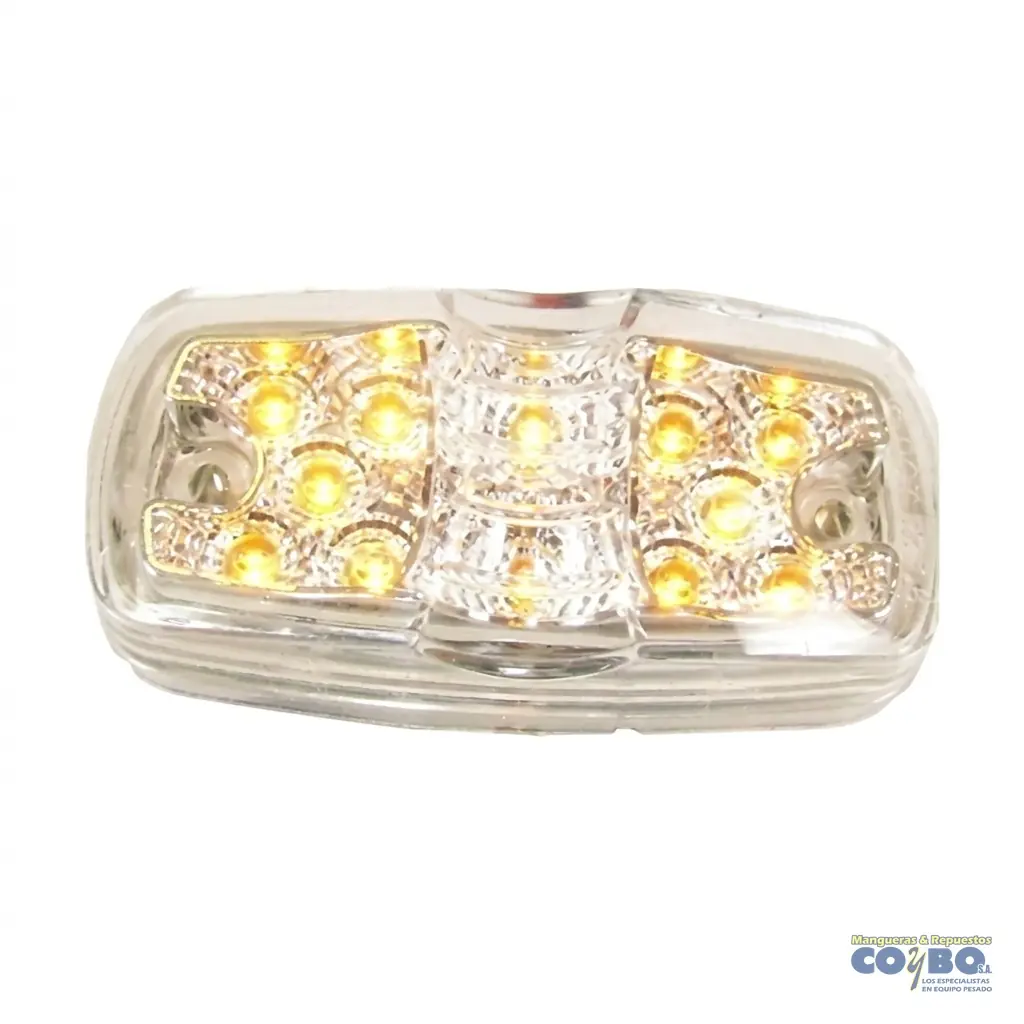 FAROL CARROCERIA BLANCO AMARILLO 12 LED - Imagen 1