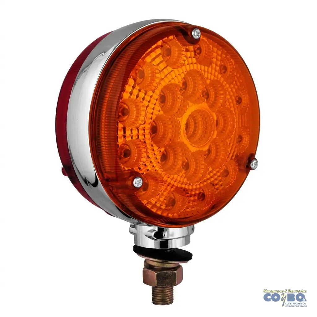 FAROL DIREC ROJO AMARILLO 1 TORNILLLO - Imagen 1