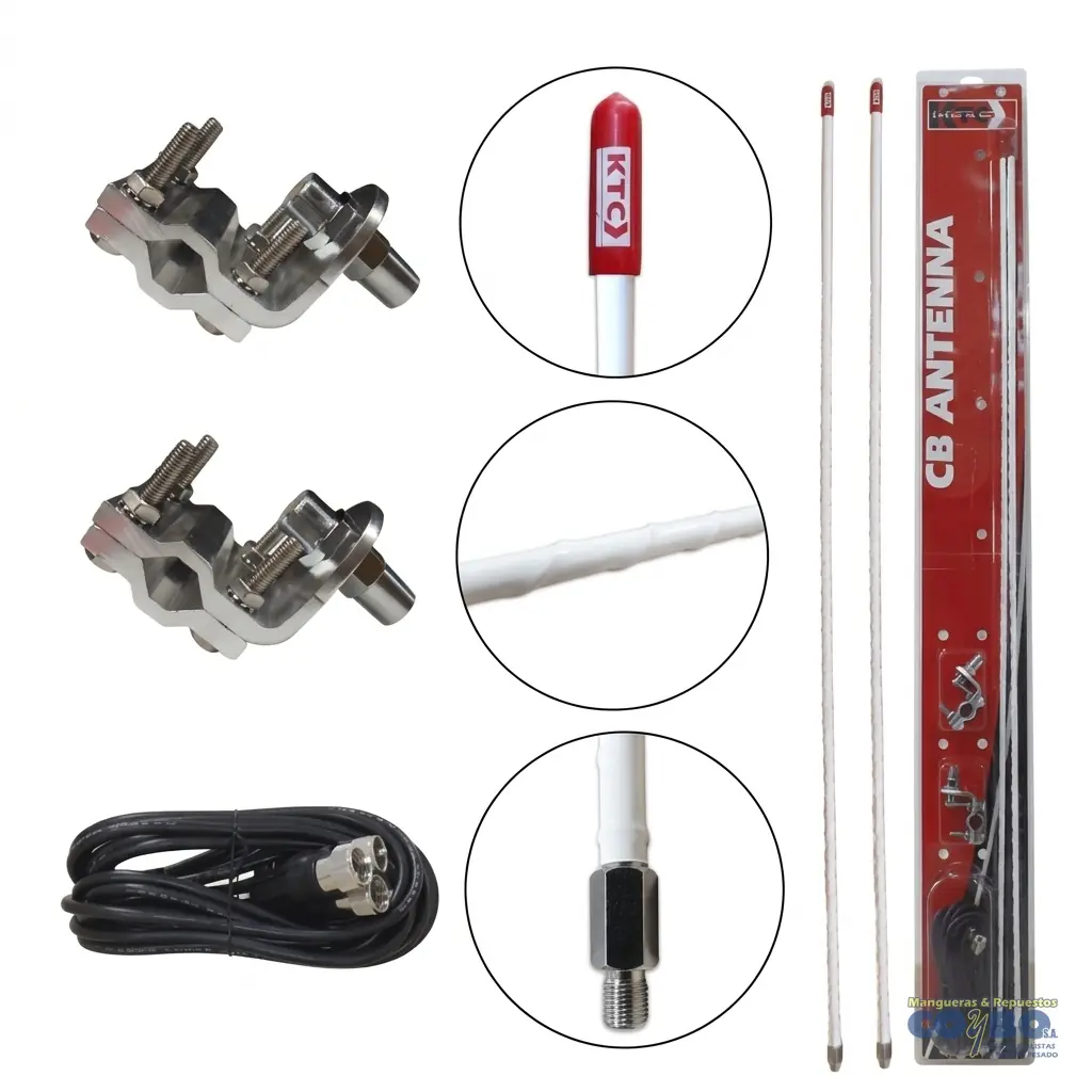 KIT ANTENA 36" DOBLE - Imagen 1