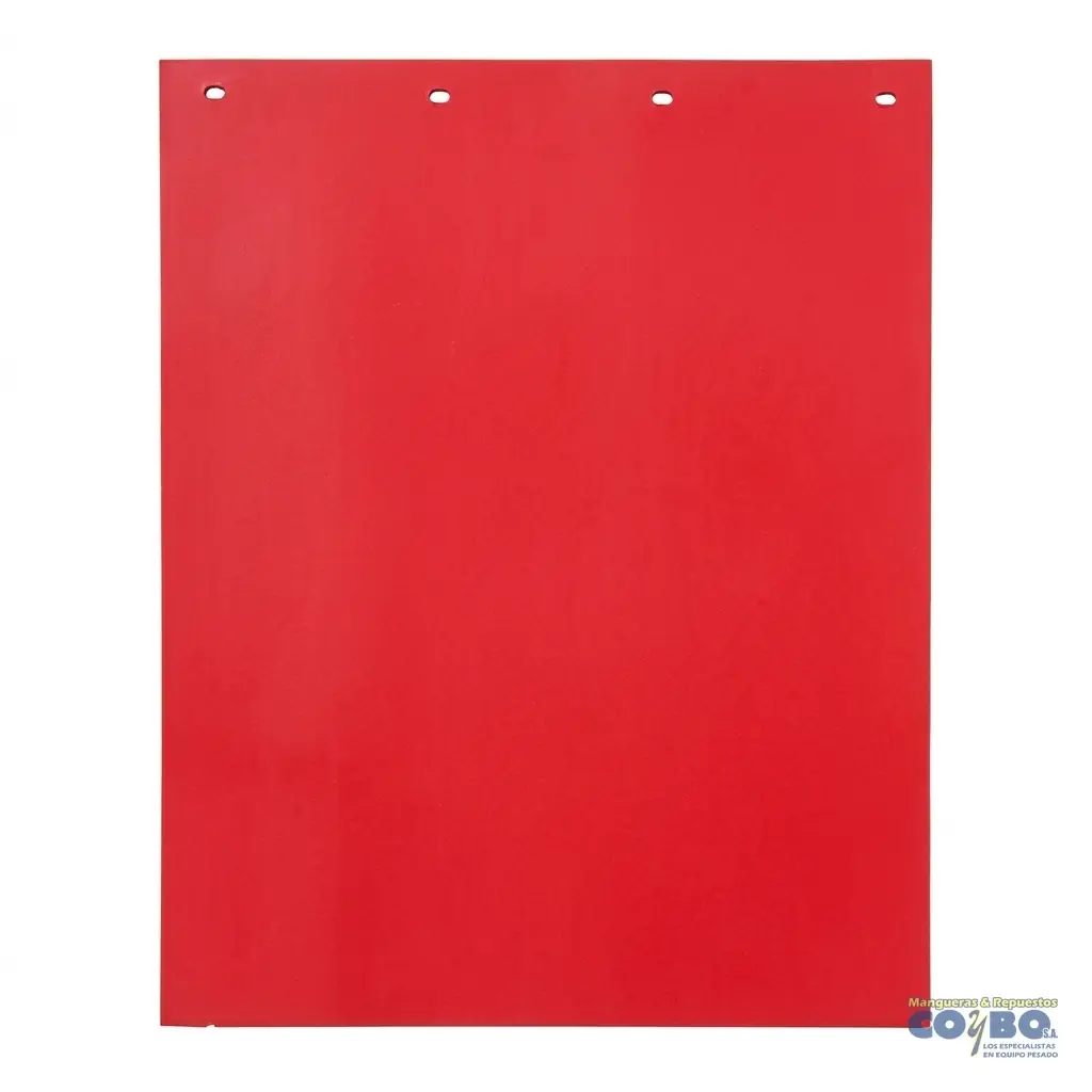 FALDON PLASTICO 24X30 ROJO LISO PAR