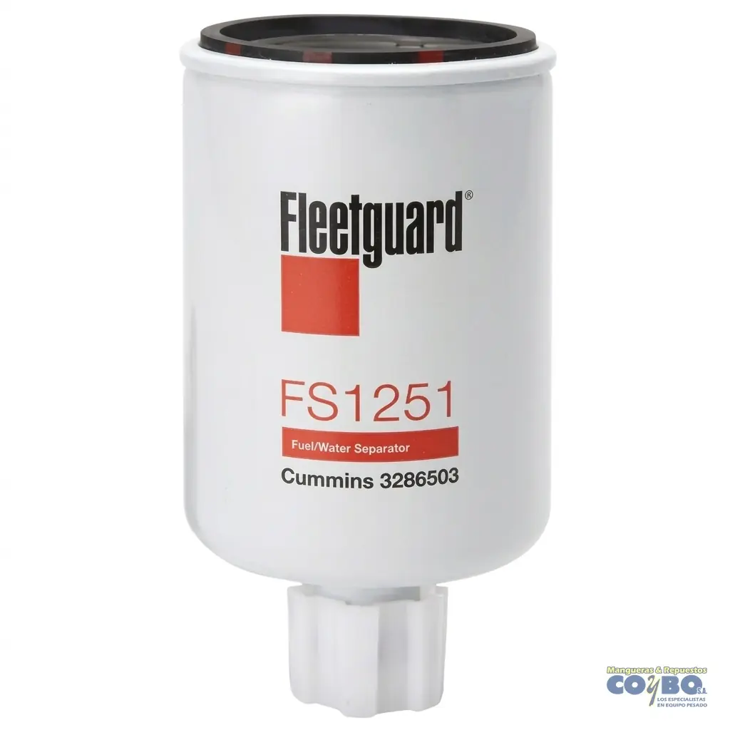FILTRO DIESEL SEPARADOR AGUA CUMMINS 6BT - Imagen 1