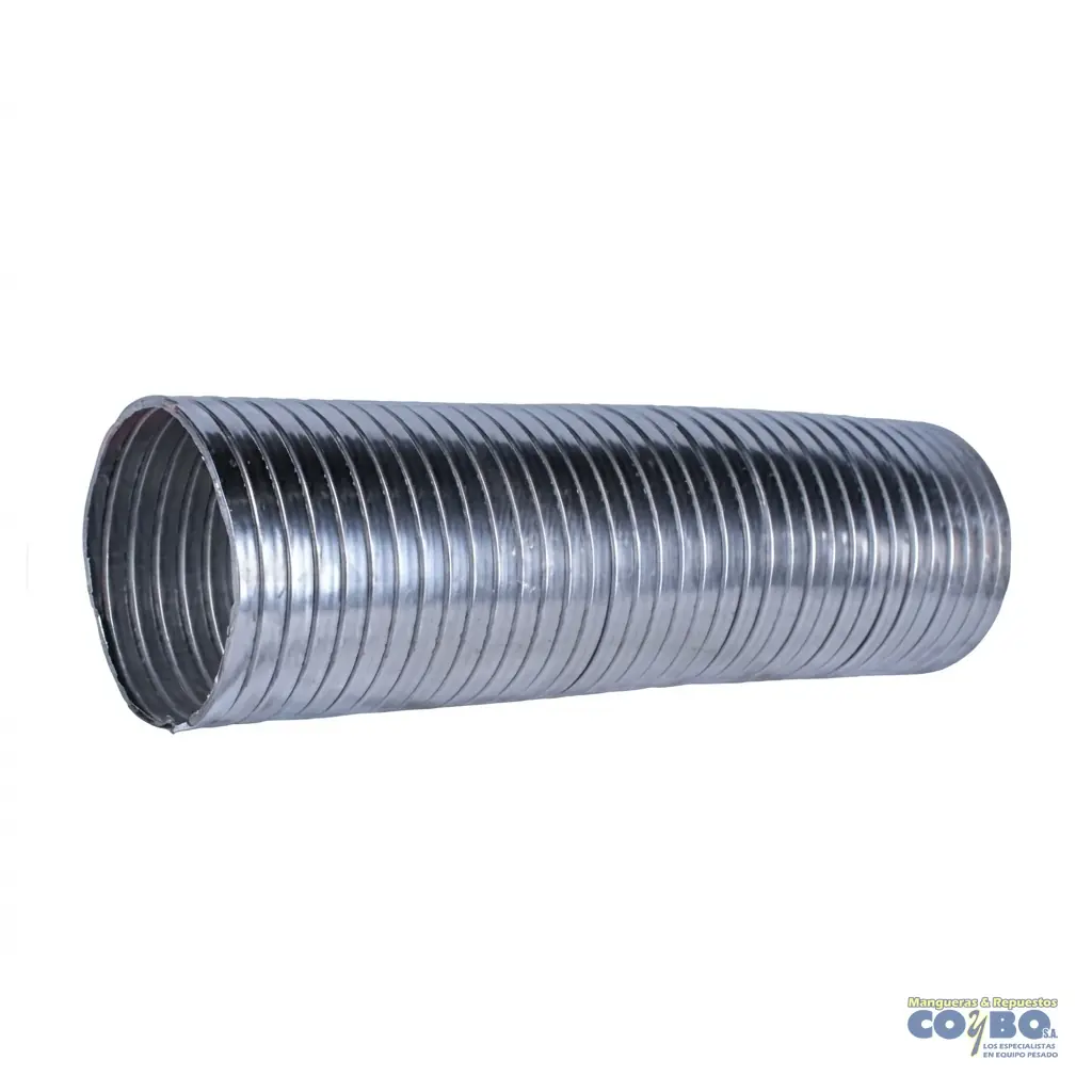 TUBO MUFLA 3" FLEXIBLE GALVANIZADO - Imagen 1