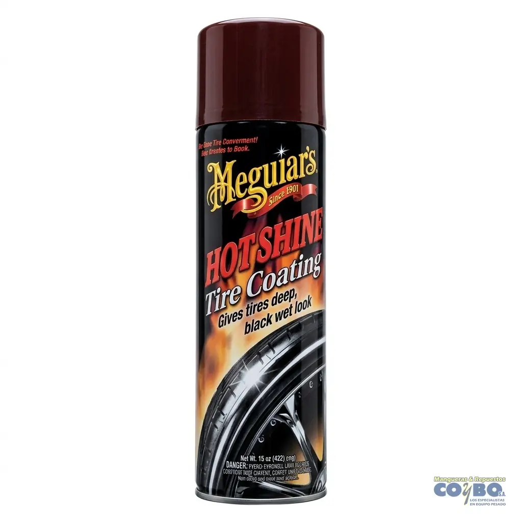 MEGUIARS AEROSOL P/ LLANTAS ANTIOZONANTE - Imagen 1