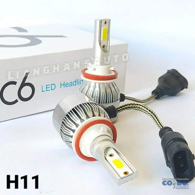 BOMBILLOS LED C6 H11 4000LM 6000K - Imagen 1
