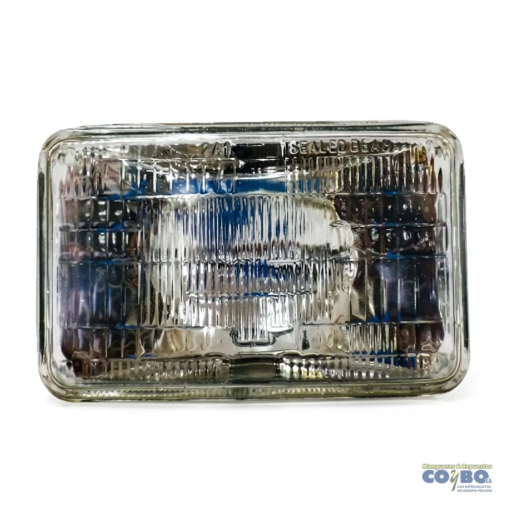 SILVIN 12V 2 PAT RECT 6X4 MED HALOG UNID - Imagen 1
